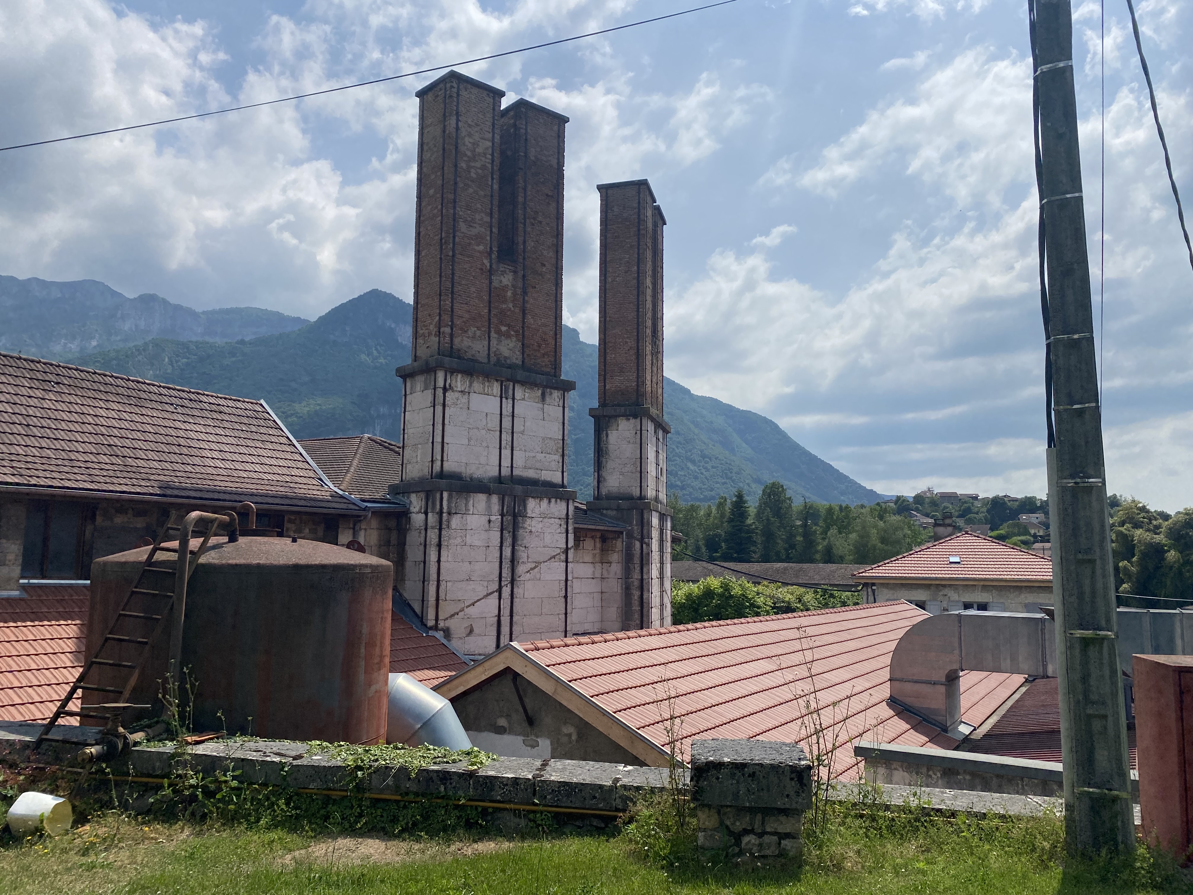 les cheminées de la fonderie