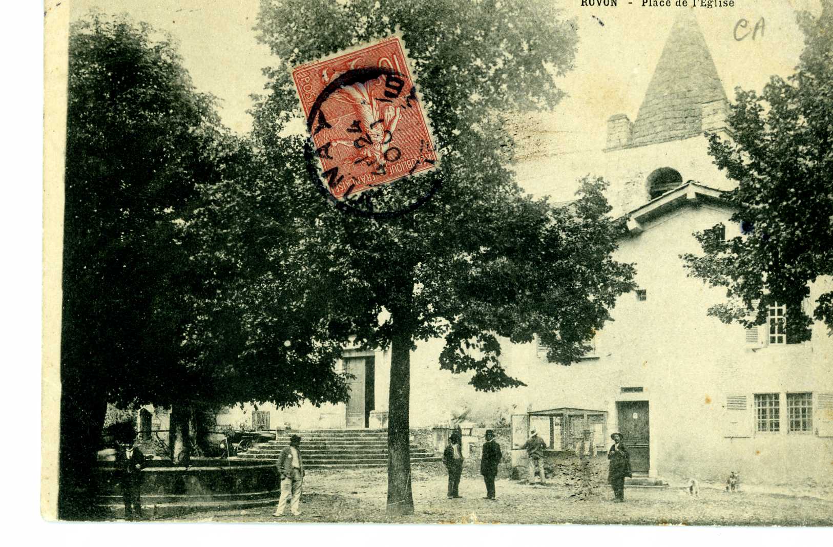 vue ancienne de Rovon