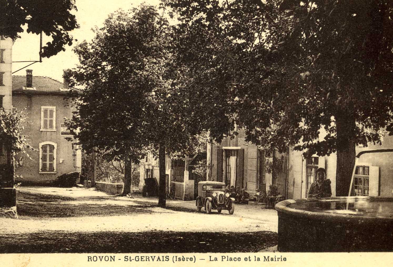 vue ancienne de Rovon
