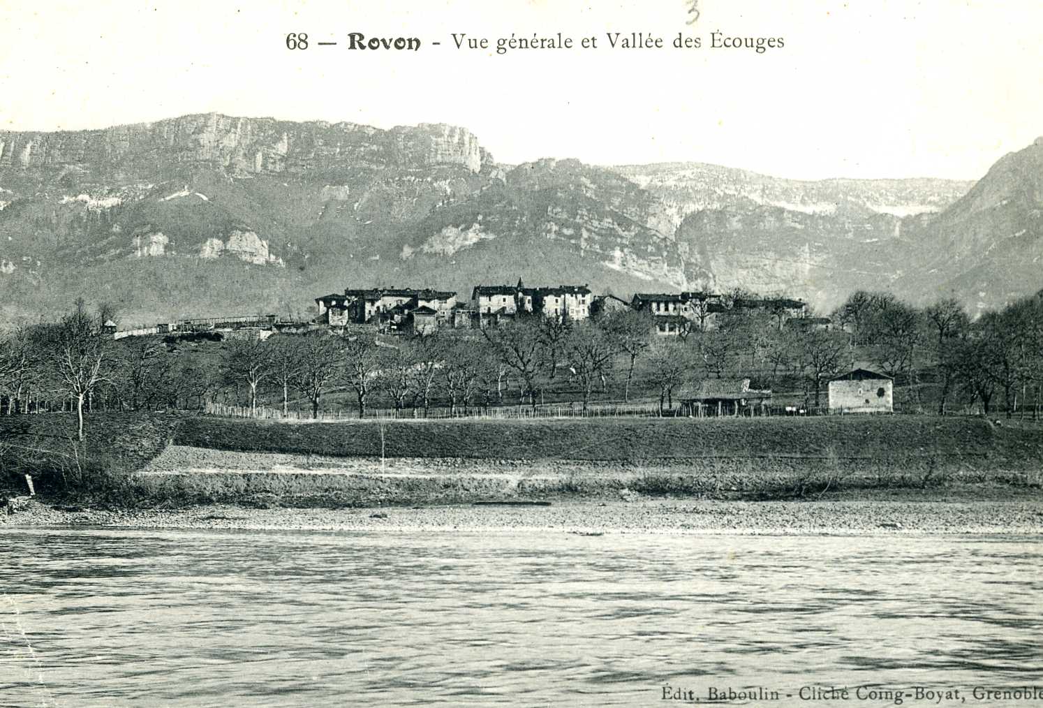vue ancienne de Rovon