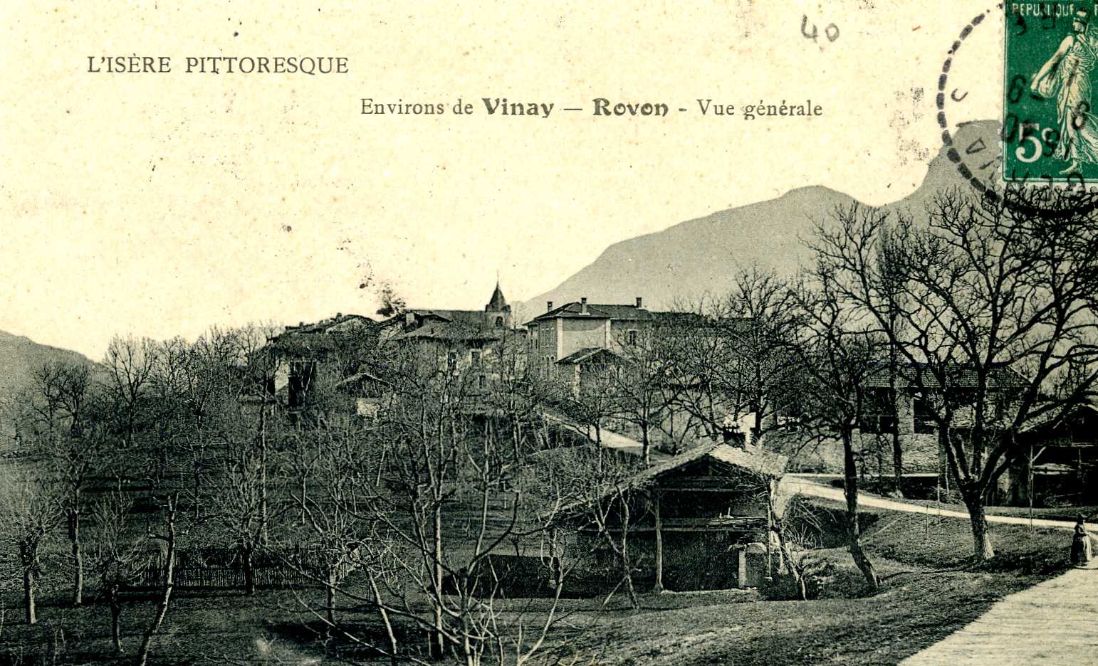vue ancienne de Rovon