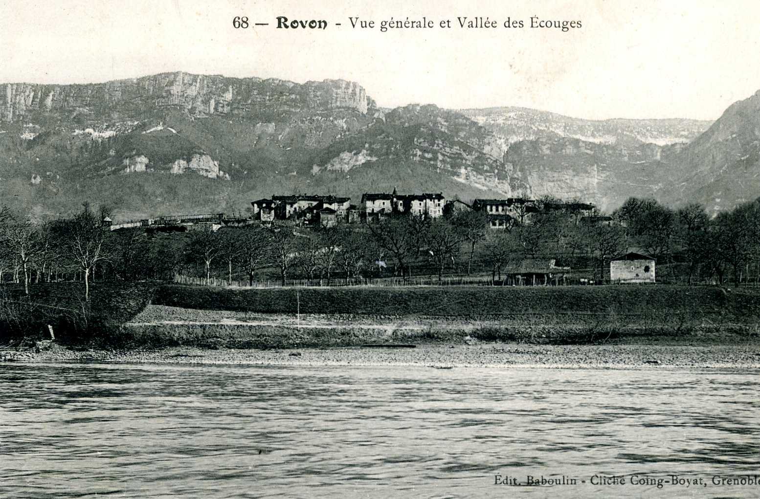 vue ancienne de Rovon