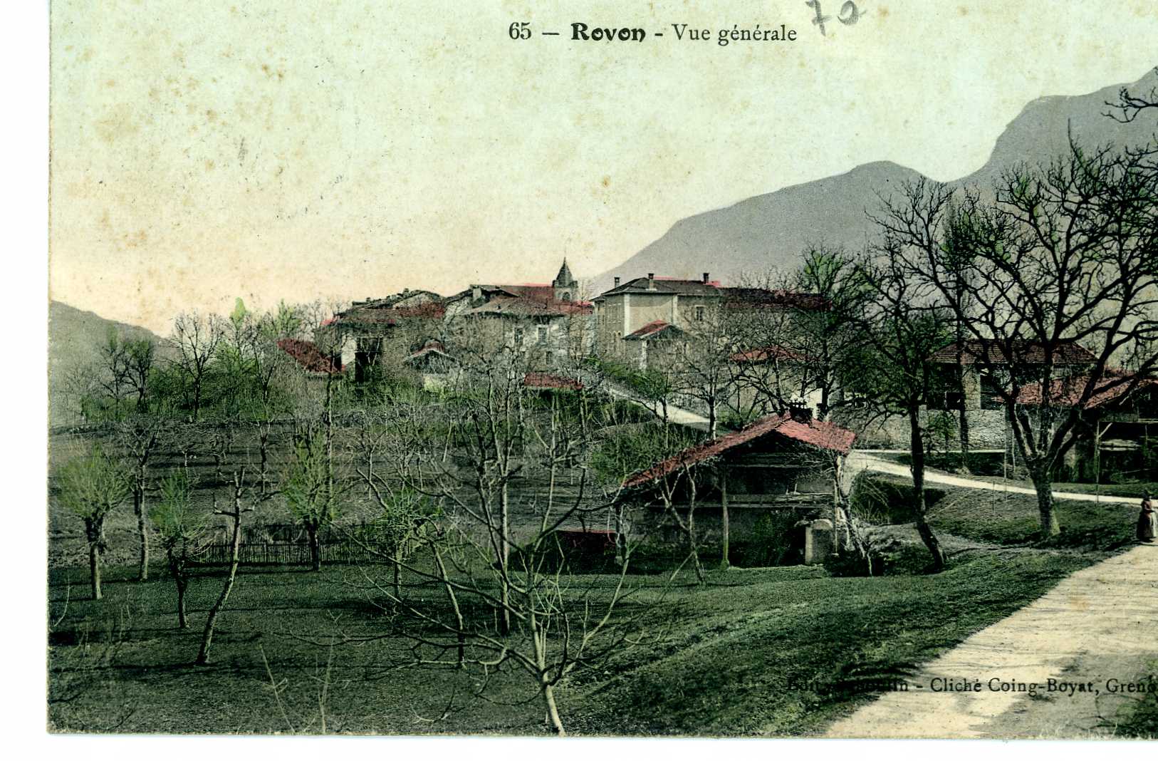 vue ancienne de Rovon